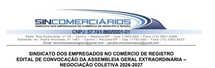 TIMBRE - SINCOMERCIÁRIOS